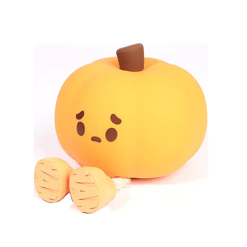 Home Decor Halloween Pumpkin Night Light Soft Silicone Lamp